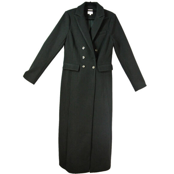 NEW, Favorite Daughter the Simon Double Breasted Longline Coat Black L #LD117 - Picture 6 of 12